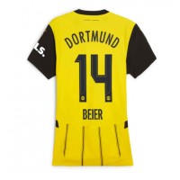 Borussia Dortmund Maximilian Beier #14 Heimtrikot Frauen 2024-25 Kurzarm